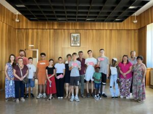 cérémonie remise bons et calculatrices