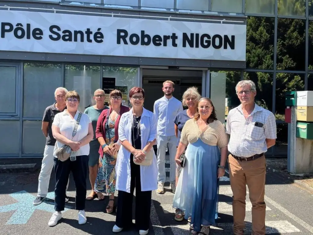 La préfète du Puy de Dôme visite de Pôle Santé de Saint Eloy les Mines