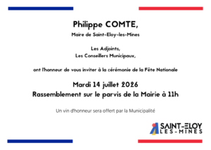 Invitation 14 juillet
