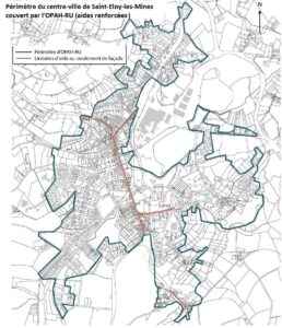 Carte de l'OPAH